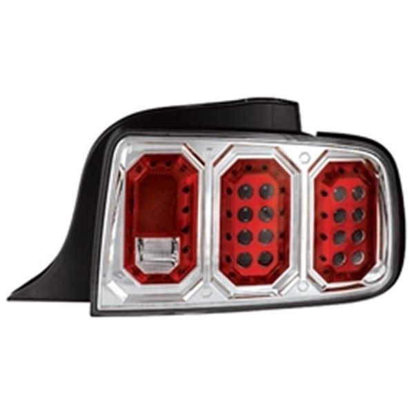 Ipcw IPCW LEDT-522C Ford Mustang 2005 - 2009 Tail Lamps; LED Crystal Clear LEDT-522C